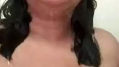 Posh girlfriend nude bath with hot facial expression