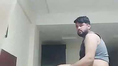Young guy enjoys hotel sex with his GF in doggy style