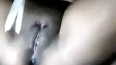 Desi diva plays with XXX twat showing different XXX things inside