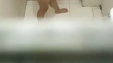 Neighbor desi aunty Shower spy video